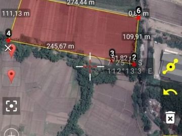 Dijual Tanah Di Jalan Raya Jombang-Lamongan TD
