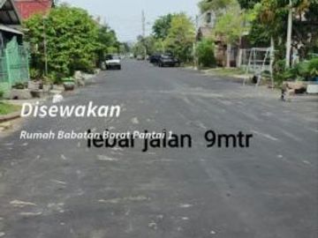 Rumah Babatan Pantai Siap huni Hadap Utara