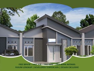Strategis Rumah Dijual di Malang KPR Siap 2KT Tipe 25/72