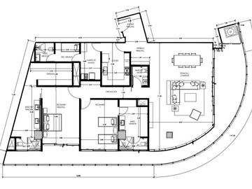 Condominio amplio de 2 recamaras con terraza panorámica en venta Cancún.