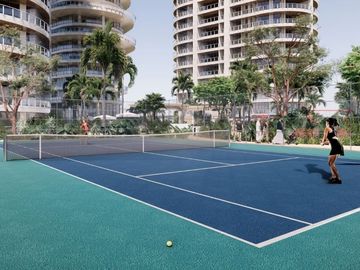 Condominio amplio de 2 recamaras con terraza panorámica en venta Cancún.