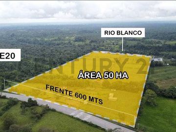 En Venta Terreno 50ha. Santo Domingo Km 7.5 vía Quininde
