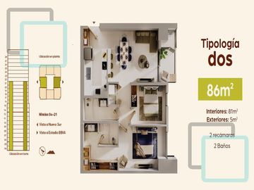 DEPARTAMENTO EN VENTA NUEVO SUR ZONA MONTERREY