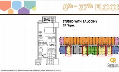 1 Bedroom With Balcony Investment in Quantum Residences Taft Ave Pasay