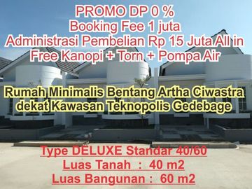 Rumah Minimalis Bentang Artha di Kawasan Teknopolis Gedebage