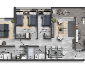 Venta Depto. 3D/2B + Est - Quilpué