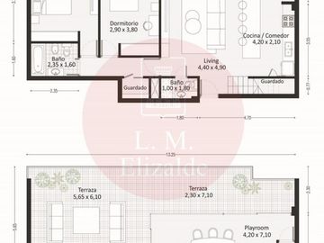 Ciudad de la Paz y Santos Dumont - Dúplex 3 amb c/terraza Única y cochera doble - Venta