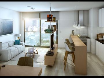 Apartamento 2 dormitorios y 2 terrazas en Aguada, Montevideo
