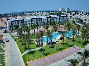 Venta de departamento junto a la playa con 3 habitaciones y club de playa