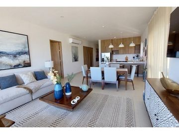 Condominio con vista al mar, terraza, alberca, gimnasio, pet-friendly en venta.