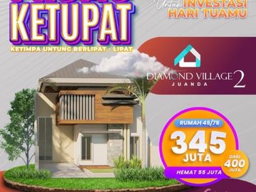 Paling Strategis, Call 0821-3993----- Perumahan Lokasi Buduran Sidoarjo 345 Juta Diamond Village Juanda 2