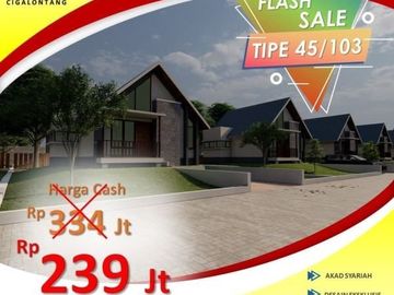 HARGA NOVEMBER Rumah Bebas Banjir di Cigalontang Tasik
