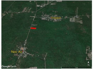Terreno en Venta Comisaría de Mérida Noc-Ac