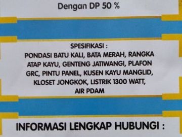 Jual rumah 100jutaan di Banjaran Soreang