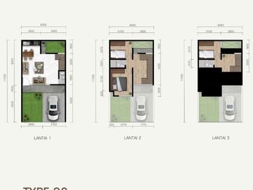 Indent !! Rumah scandinavian kopo dekat lanud sulaeman