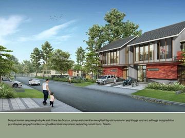 Rumah 2 Lantai Harga Murah di Cluster Dakota