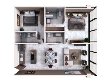 VENTA DE DEPARTAMENTO EN TEMOZÓN AL NORTE DE LA CIUDAD DE MÉRIDA, YUCATÁN