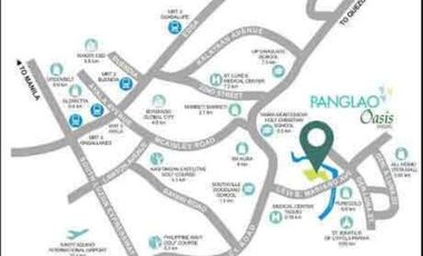 Panglao Oasis TAGUIG  2 BEDROOM CONDO  FOR SALE 21K Near BGC MAKATI