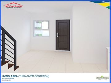 Affordable Single Attached House and Lot For Sale in Batasan Quezon City Meadow Heights