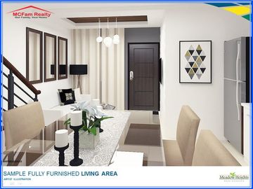 Affordable Single Attached House and Lot For Sale in Batasan Quezon City Meadow Heights