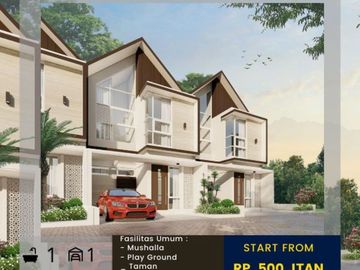 Rumah mewah cantik rasa villa sejuk asri di Cibiru Hilir dkt UIN