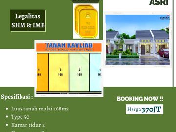 Hunian model minimalis siap bangun hanya 370jt siap KPR