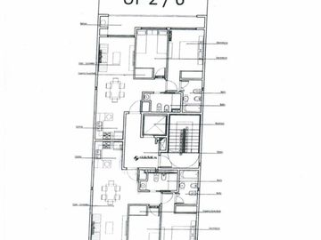 3 AMBIENTES SEMIPISOS , 7 PISOS , 5 COCHERAS DE 73 A 82 M2 APROX, 2 AMB APROX 54 M2 APROX, 1 AMB 35 M2
