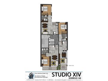 VENTA DEPTO 1 DORMIT DORREGO 148 U$S 75.000,- ESTUDIO XIV