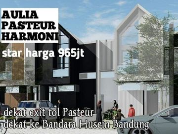 Rumah Lokasi Strategis Pusat Kota Bandung Dekat Tol Pasteur | AULIA PASTEUR HARMONI