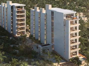 Penthouse de 6 recamaras con jacuzzi privado, acceso al mar, alberca, coworking