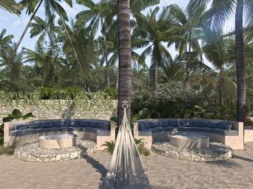 Penthouse de 6 recamaras con jacuzzi privado, acceso al mar, alberca, coworking