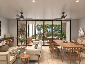Penthouse de 6 recamaras con jacuzzi privado, acceso al mar, alberca, coworking