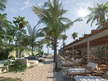 Penthouse de 6 recamaras con jacuzzi privado, acceso al mar, alberca, coworking