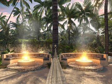 Penthouse de 6 recamaras con jacuzzi privado, acceso al mar, alberca, coworking