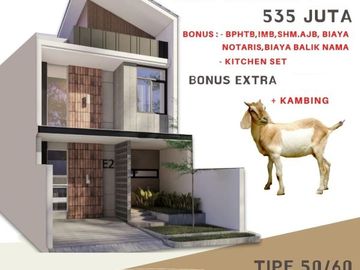 Rumah Bombastis Dekat Tol Pasteur Gratis Hewan Qurban