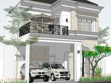 Rumah 2 lantai siap bangun di rangkapan jaya dekat akses tol