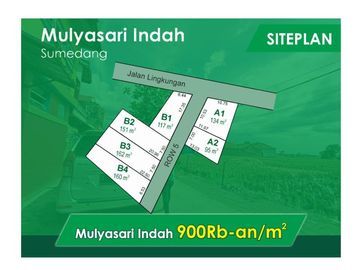 Kavlingan Sumedang Dekat Alun-Alun Sumedang Row Jalan 5m