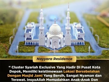 Rumah syariah KPR SYARIAH Strategis nyaman sejuk di Depok