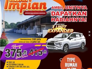 Hunian Kawasan perumahan Residensial STU 3 Bulan FREE IJB