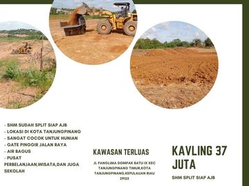 Tanah Kavling Tanjung Pinang 100m Hanya 30 Juta