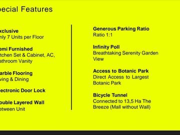 Apartemen Marigold navapark BSD with 10 ha botanical park