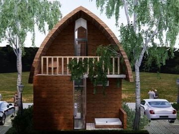 rumah impian keluarga dgn desain unik terbaru dibandung barat