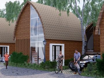 rumah impian keluarga dgn desain unik terbaru dibandung barat