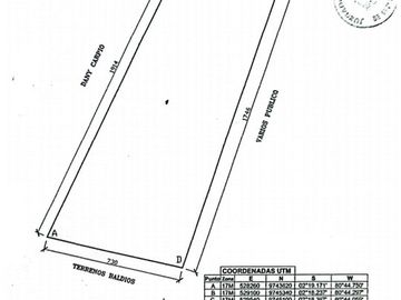 Vendo terreno 86 hectáreas, ideal para cultivo en Atahualpa, Santa Elena.