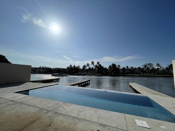 ISLA DEL AMOR, Departamento en VENTA con acceso al río, ALBERCA, 2 recámaras (Bb)