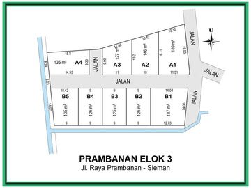 Kavling Sleman, Jl. Raya Solo-Yogya: Include Fasum