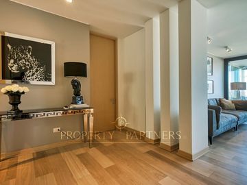 Moderno departamento con gran cocina en San Carlos de Apoquindo