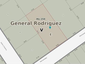 Juan J. Castro 700 Gral. Rodriguez - Quinta 3 ambientes en venta
