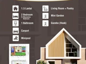 Rumah Rasa Villa di Bogor Dengan Kolam Renang Pribadi