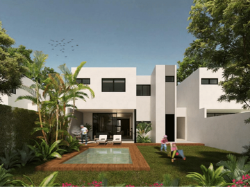 Casa Arbelia residencial en venta, Conkal, Yucatán.